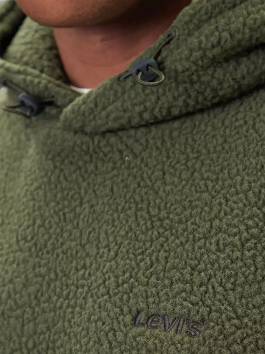 Sweatshirt with Hood Dark Green