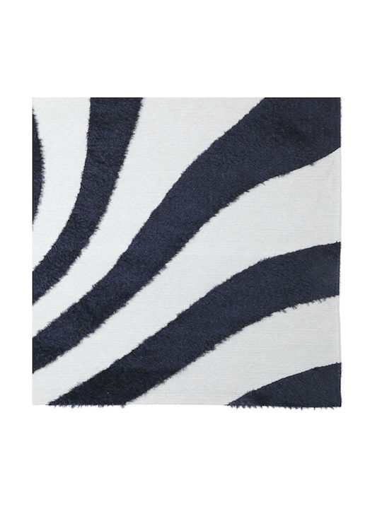 Royal Carpet Toscana Branco Килим Правоъгълена Shaggy Branco Black White
