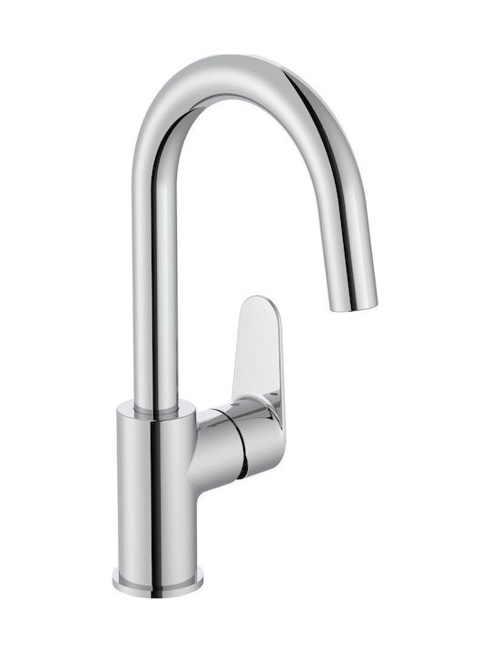 Roca Mischungs Waschbeckenarmatur Silber