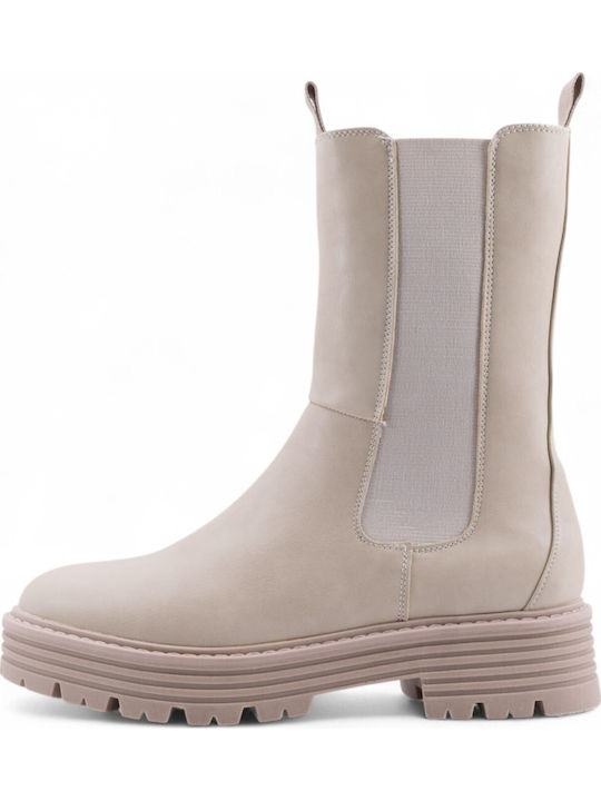 Women's Chelsea Boots Beige