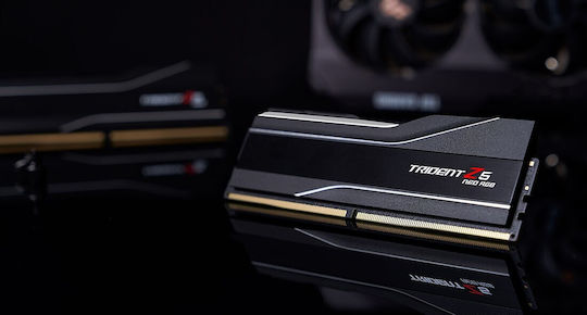 G.Skill Trident Z5 Neo RGB DDR5 96GB RAM с 2x48GB модула и Скорост 6000 за Настолен Компютър