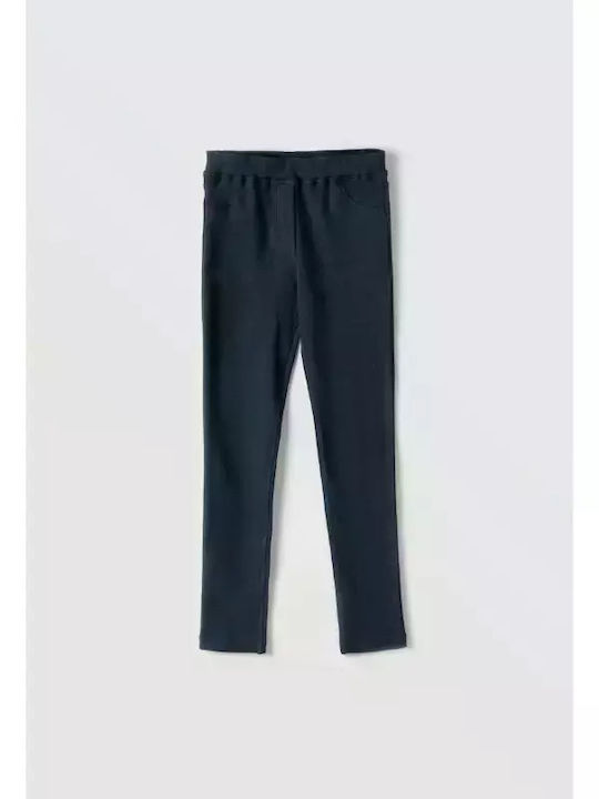 Kinder Leggings Lang Blue