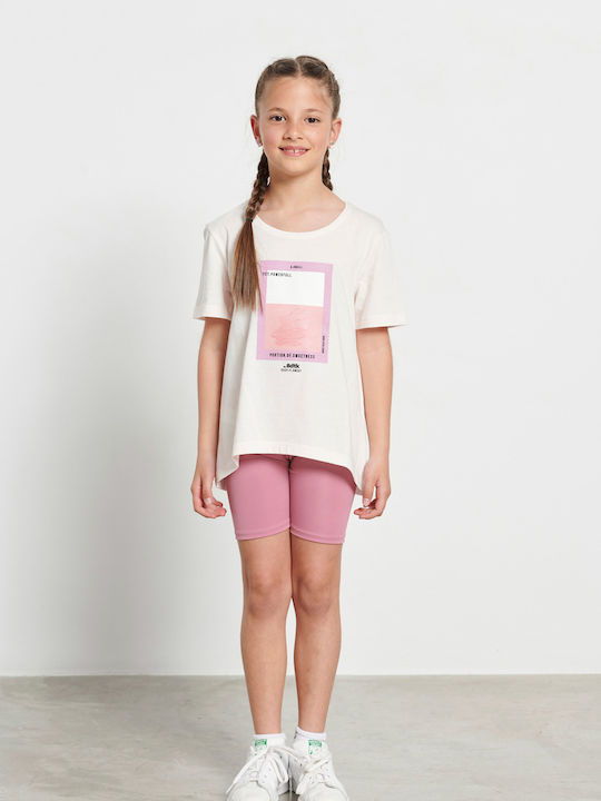Kinder Leggings Sport Kurz Rosa Innocence