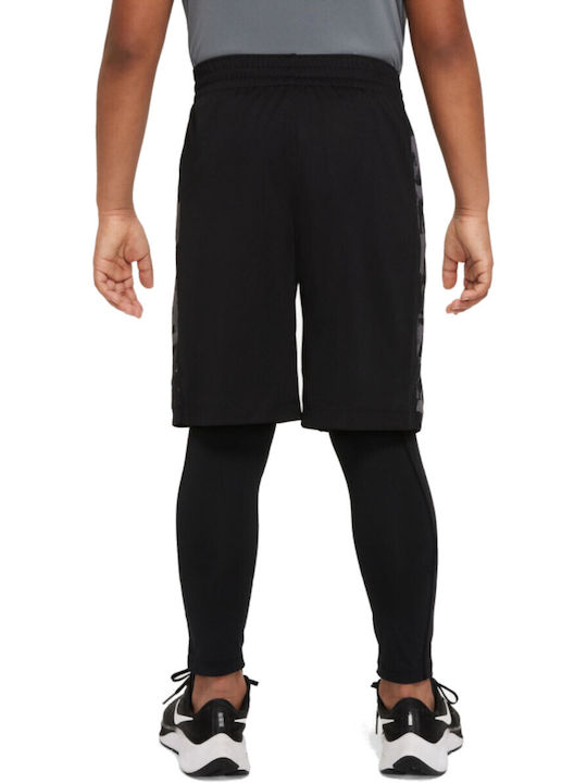 Детски Клин Дълъг Dri-Fit Черен Pro