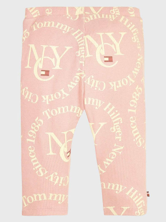 Kinder Leggings Lang Rosa