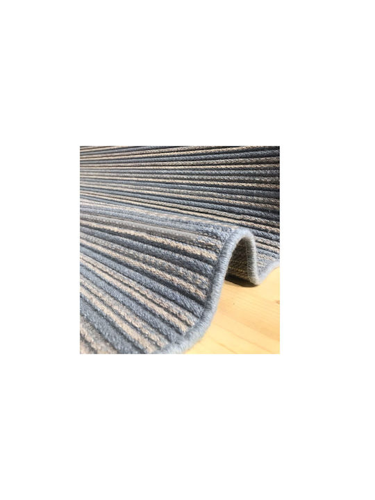 Ragolle Highline Teppich Rechteckig Synthetisch,Polyester/Cotton/Leather Hellblau
