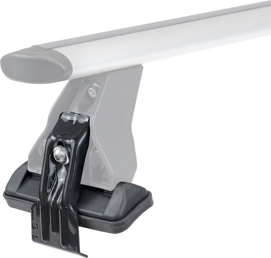 Menabo Bare De Acoperiș Din Aluminiu 130 Cm Pentru Suzuki Celerio 5d 2015+ Set Cu Picioare Argintii