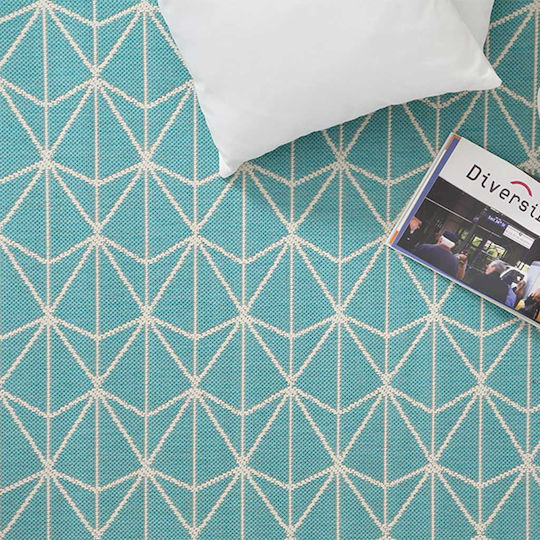Royal Carpet Flox 723 Χαλί Ορθογώνιο Καλοκαιρινό Ψάθινο Light Blue 140x200cm