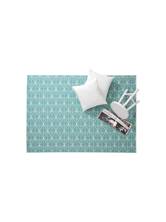 Royal Carpet Flox 723 Χαλί Ορθογώνιο Καλοκαιρινό Ψάθινο Light Blue 140x200cm