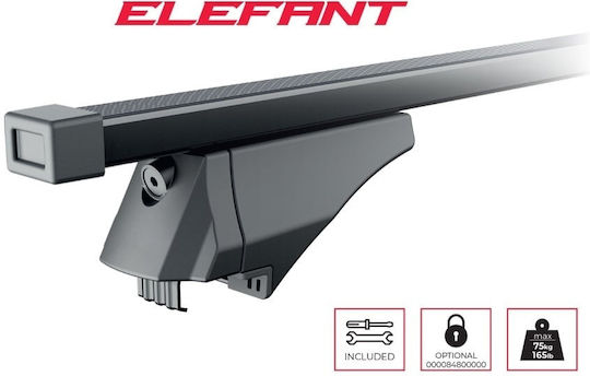 Menabo 135cm. pentru Honda Pilot 2009-2015 (Set cu picioare) Negre