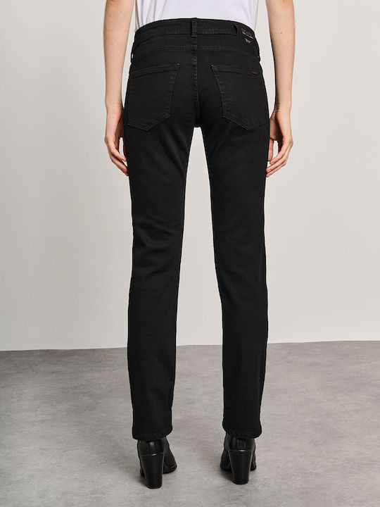 Monica Women's Jean Trousers in Regular Fit Black