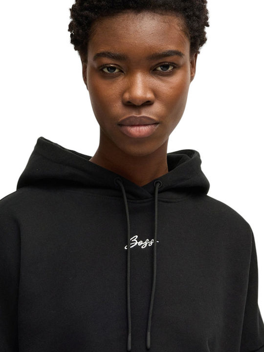 Women's Sweatshirt Hooded Black