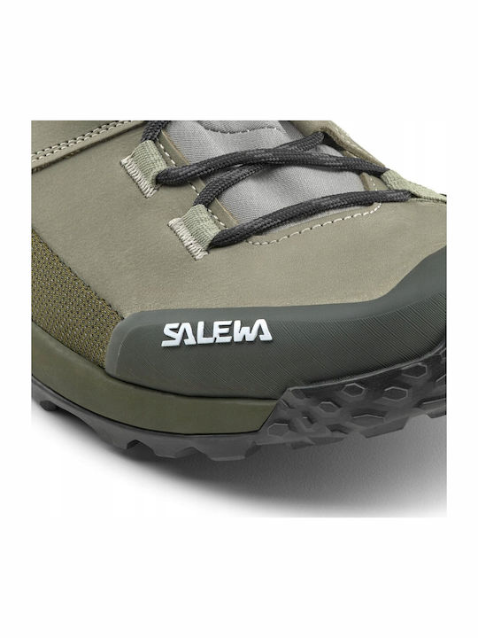 Salewa Puez Leather Ανδρικά Ορειβατικά Μποτάκια Πολύχρωμα