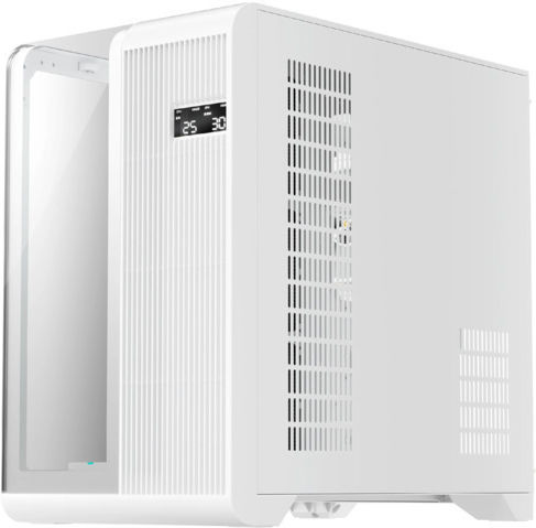 1STPLAYER RT7 Gaming Midi-Turm Computergehäuse mit Seitenfenster Weiß