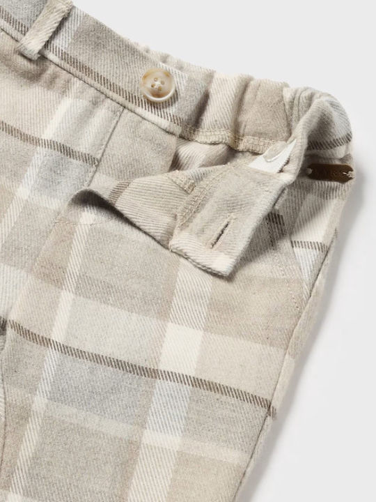 Pantaloni din Material Textil pentru Copii Tabac maro