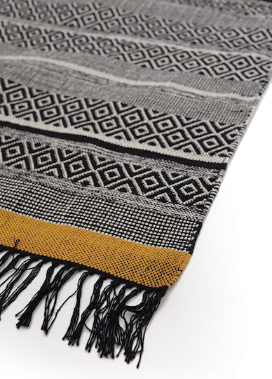 Royal Carpet Amelia Chai Tea Χειροποίητο Βαμβακερό με Κρόσια 160x230cm Yellow-Grey