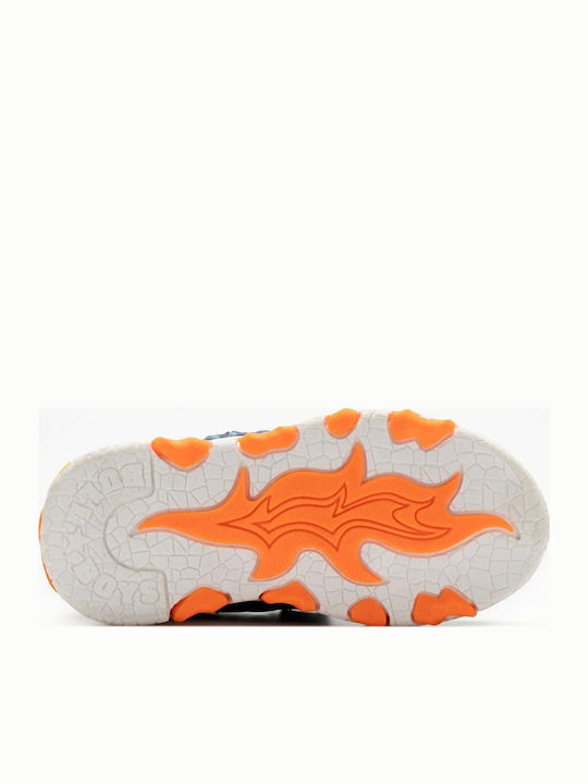 Kids Sneakers with Scratch & Lights Blue
