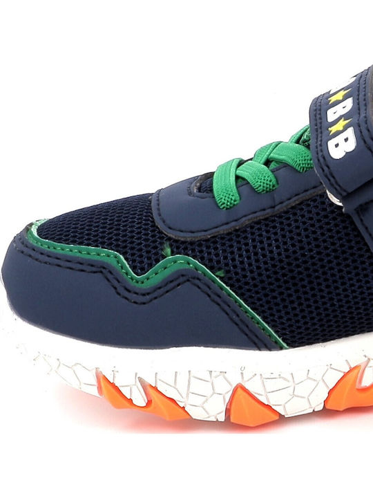Kids Sneakers with Scratch & Lights Blue