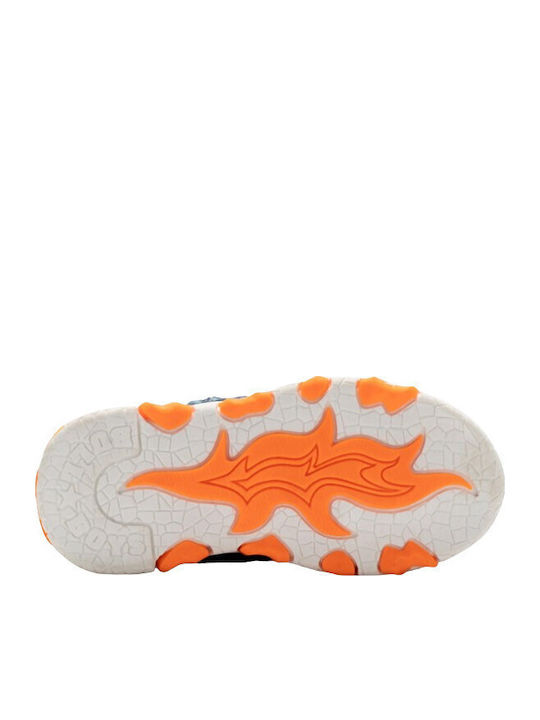 Kids Sneakers with Scratch & Lights Blue