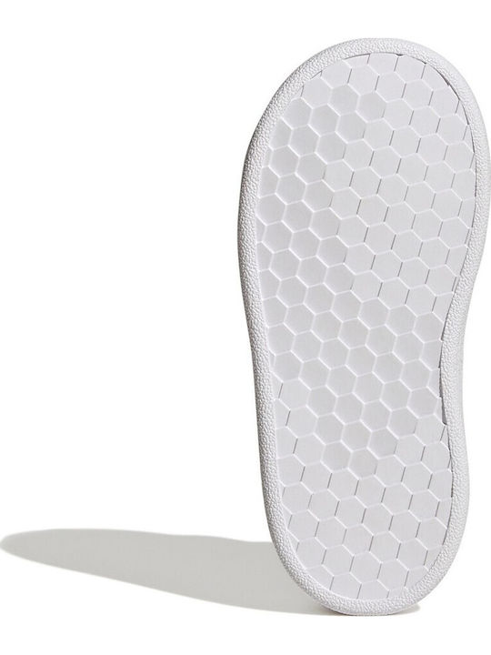 Vorteil ADVANTAGE Kinder Sneakers mit Klettverschluss Cloud White / Real Pink / Core Black