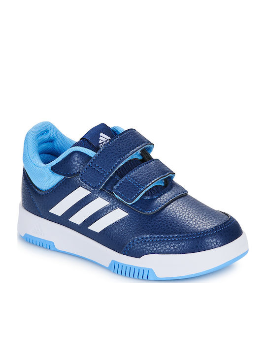 Tensaur Hook Loop Kids Sneakers with Scratch Dark Blue / Cloud White / Blue Burst