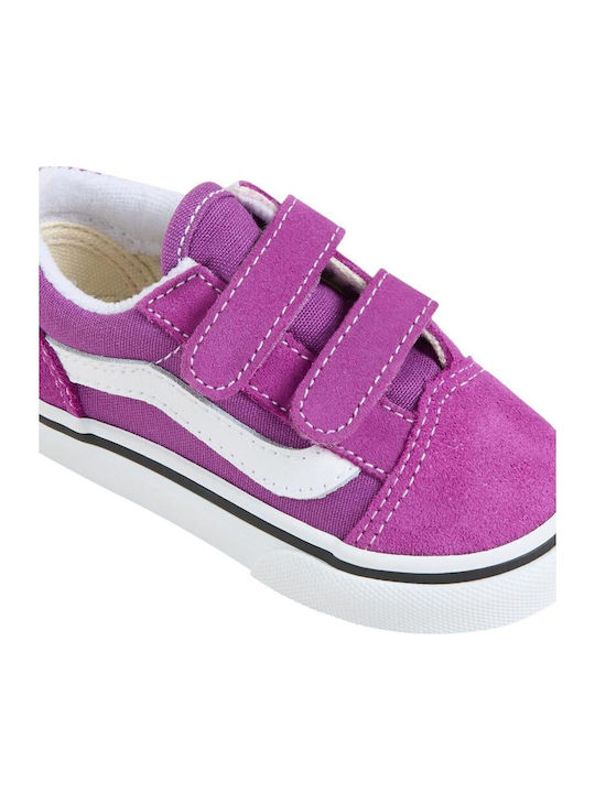 Old Skool V Color Theory Παιδικά Sneakers με Σκρατς Μωβ VN000CTGE2T