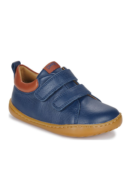 PEU CAMI Kids Sneakers High with Scratch Blue