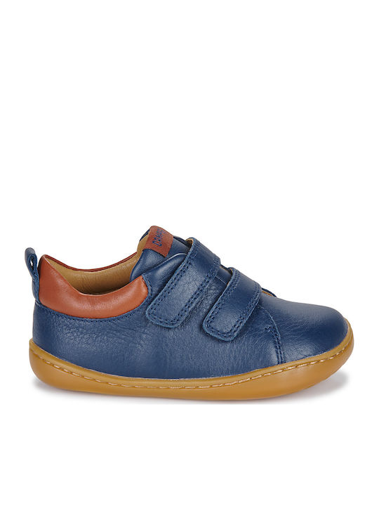 PEU CAMI Kids Sneakers High with Scratch Blue