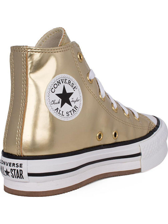 CHUCK TAYLOR ALL STAR Παιδικά Sneakers High Χρυσά