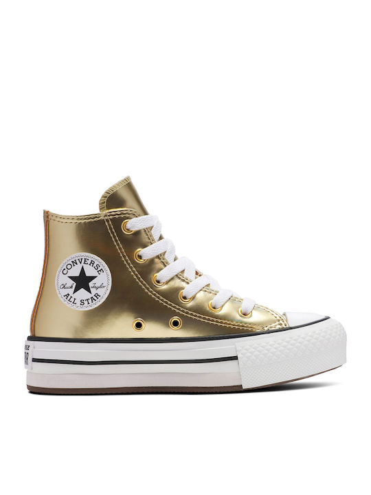 CHUCK TAYLOR ALL STAR Παιδικά Sneakers High Χρυσά