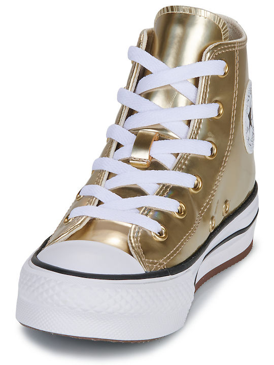 CHUCK TAYLOR ALL STAR Παιδικά Sneakers High Χρυσά