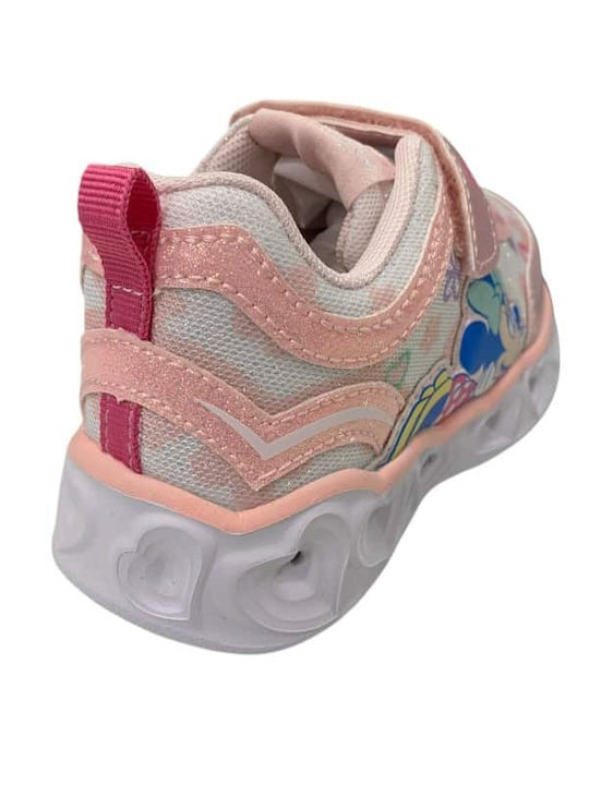 Minnie Kids Sneakers with Lights Pink