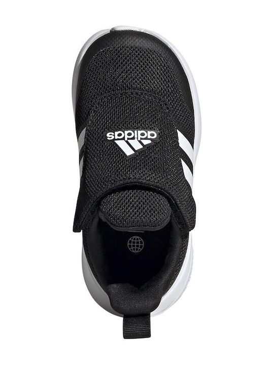 Fortarun 2.0 Kids Sports Shoes Running with Hoop & Loop Closure Black