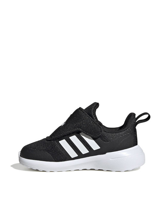 Fortarun 2.0 Kids Sports Shoes Running with Hoop & Loop Closure Black