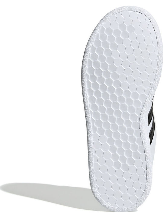 Grand Court Grand Court Kids Sneakers with Scratch Cloud White / Core Black
