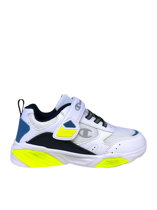 Wave B Ps Παιδικά Sneakers με Σκρατς Λευκά