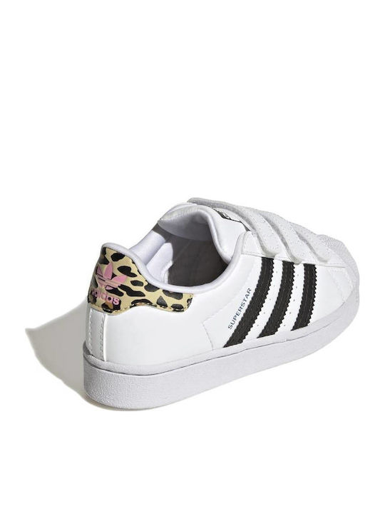 Superstar Superstar Kids Sneakers with Scratch Cloud White / Core Black / Blue