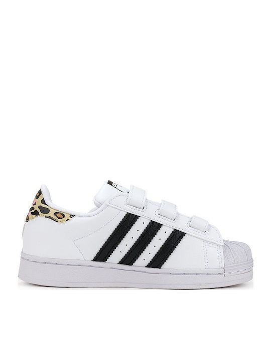 Superstar Superstar Kids Sneakers with Scratch Cloud White / Core Black / Blue