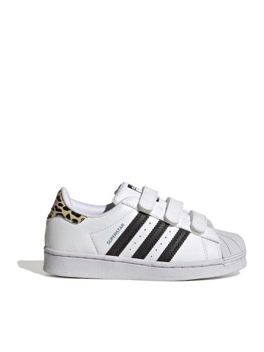 Superstar Superstar Kids Sneakers with Scratch Cloud White / Core Black / Blue