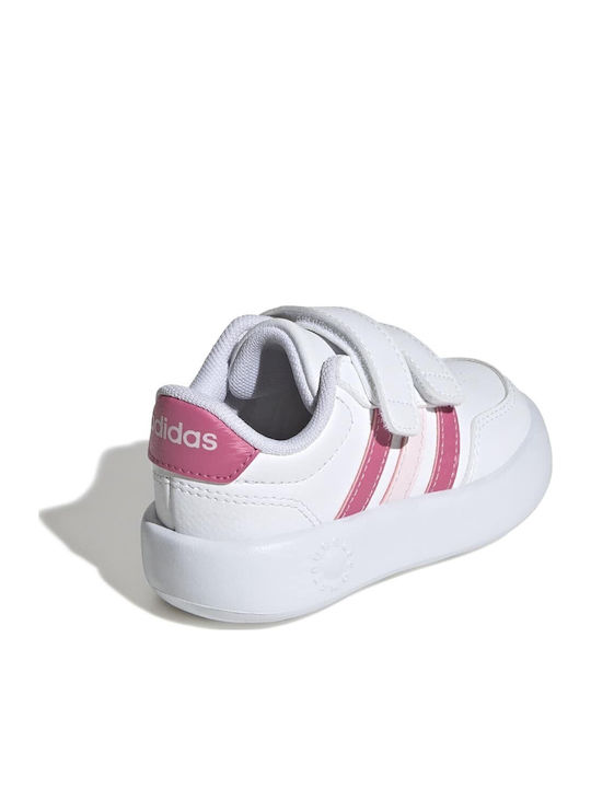 Breaknet 3.0 Cf Kinder Sneakers mit Klettverschluss Weiß