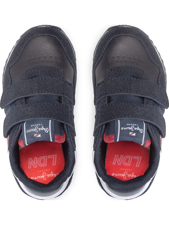 London One Παιδικά Sneakers με Σκρατς Μπλε