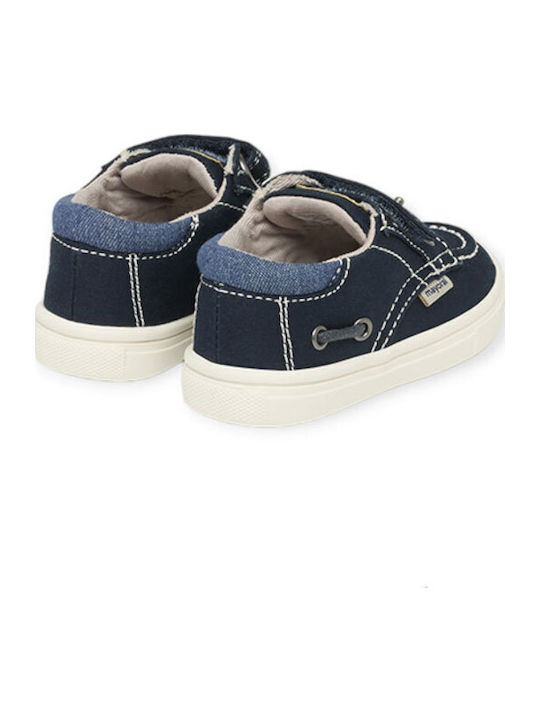 Kids Sneakers with Scratch Navy Blue