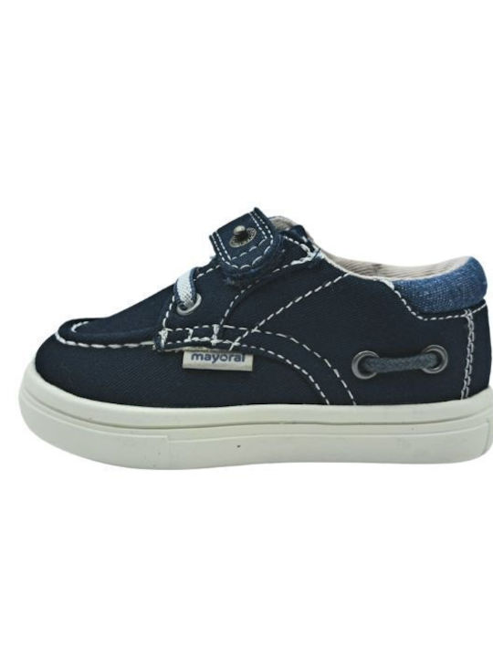 Kids Sneakers with Scratch Navy Blue