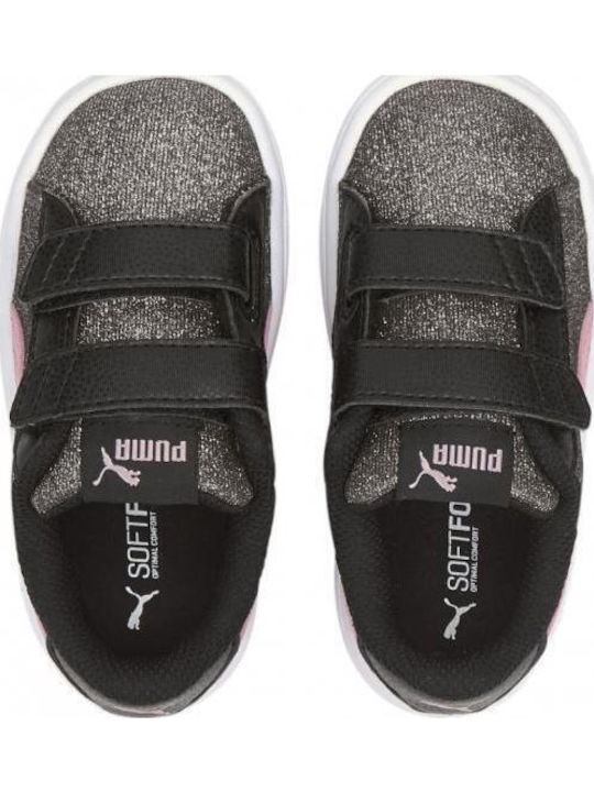 Smash Glitz Glam Παιδικά Sneakers με Σκρατς Ασημί
