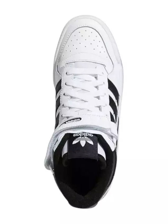 Forum Mid J Kids Sneakers High with Scratch Cloud White / Core Black