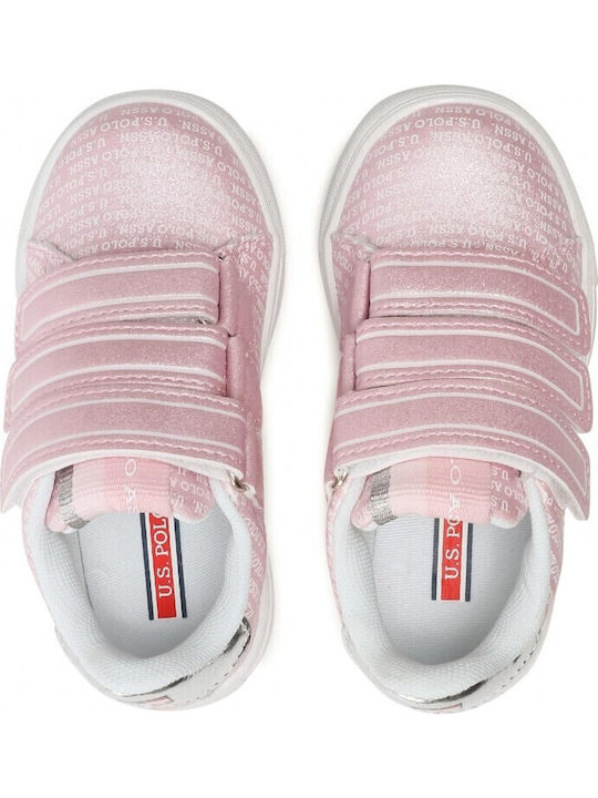 Willy 4170 Παιδικά Sneakers Ανατομικά με Σκρατς Ροζ