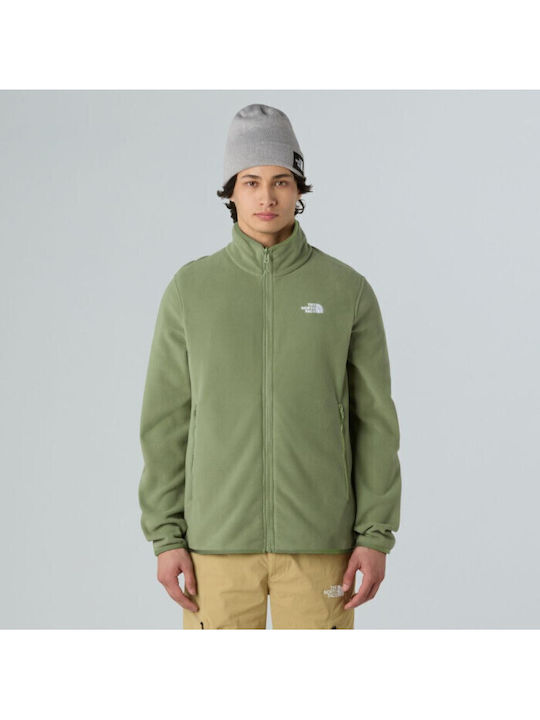M Glacier Men's Fleece Cardigan Green