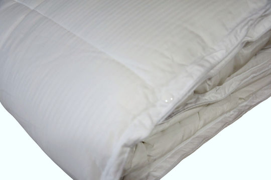 Завивка 4 Сезона 2 Бройки Копчета Satin Stripe 220x240 Свръхдвойна 200 Гсм