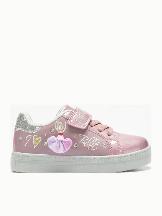 Παιδικά Sneakers με Σκρατς Ροζ