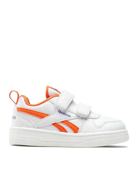 Royal Prime Kids Sneakers with Scratch White